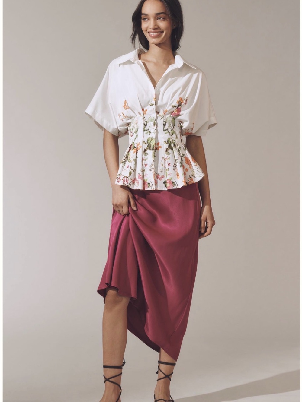 Exquise Tobe pleated blouse